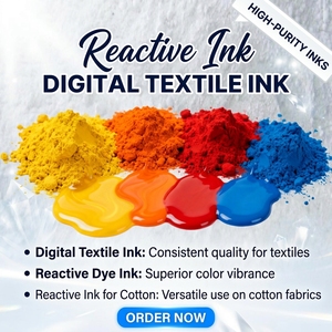 Encre réactive haute résistance pour têtes d'impression Epson I3200 / Kyocera - Certifiée ZDHC & GOTS - Optimisée pour le marché textile - Product Image 2