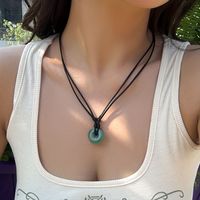 Lot de 15 colliers en cuir inspirés des créateurs, avec pierres naturelles, perles baroques en forme de donut, bijoux quotidiens superposés en pierres précieuses