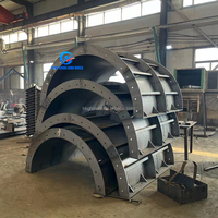 Coffrage en acier de moule de tuyau de drainage en béton circulaire ronde de construction de bâtiments réutilisables personnalisés en gros