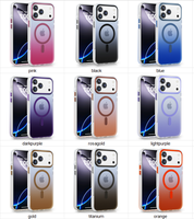 Coque de téléphone magnétique dégradée pour iPhone 18 Pro, compatible avec le chargement, antichute et antichoc, pour iPhone 18, 17, 16 Pro Max