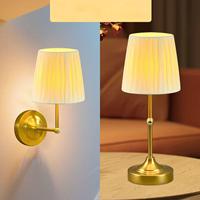 Décoration de maison de luxe éclairage intelligent lampe de bureau lumière LED applique murale en cuivre pour salon chambre hôtel exclusif pour Smartphones