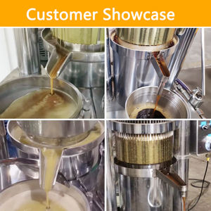 Presse à huile hydraulique commerciale de beurre de cacao presse à froid presse à huile hydraulique de fève de cacao à vendre - Product Image 3