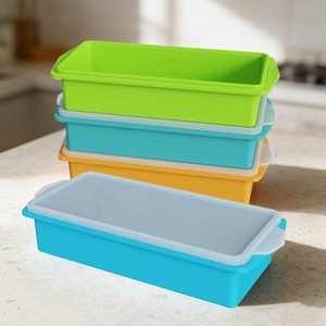 Moule à glaçons en silicone alimentaire réutilisable grande capacité sans BPA facile à nettoyer pour blocs de soupe – Vente en gros - Product Image 2