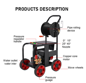 2025 Gran Venta de Fábrica - La Mejor Máquina de Limpieza de Tuberías de Drenaje de 1600W con Protección contra Sobrecalentamiento/Sobrecarga, Nueva para Lavado de Tuberías de Alcantarillado 1600W - Product Image 2