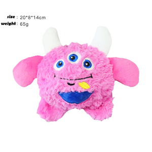 Hermosa franela para pelota masticar juguete para perros respetuoso con el medio ambiente resistente a mordeduras juguete elástico para perros para <span class=keywords><strong>Shiba</strong></span> Inus Oral - Product Image 6