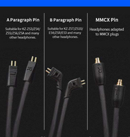 Auriculares con micrófono y Bluetooth V5.2, repuesto de auriculares con conector C, KZ-ZSN, ZSNpro, AS16, ZS10pro, Cable inalámbrico