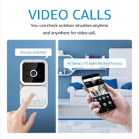 Tuya App Monitor Remoto WiFi Inalámbrico Mini Cámara de Video con Visión Nocturna Pantalla OLED Diseño de Barra Seguridad PARA EL Hogar Garajes Hoteles