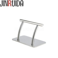 Support de repose-pieds pour fauteuil de barbier JINRUIDA en acier inoxydable, pédale pour fauteuil de salon, accessoires de repose-pieds pour fauteuil de coiffeur