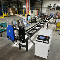 Mini découpeuse de tuyau de laser de commande numérique par ordinateur/découpeuse de tube de commande numérique par ordinateur de vente d'usine 1500w