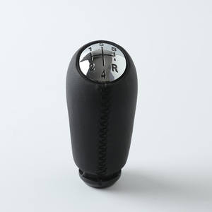 Poignée de levier de vitesse en cuir pour voiture, 5 ou 6 vitesses, boîte manuelle, pour Renault Laguna, Mégane, Clio, Kangoo 2003-2009 - Product Image 2