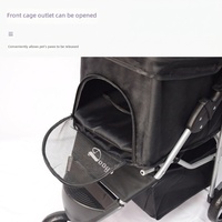 Poussette pliable à 3 roues pour chien, chariot de transport pour animaux de compagnie, Cochecito Perro, Poussette Hundebuggy