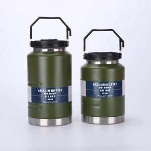 Wholesale 1500Ml Large Capacity 304 Stainless Steel Double Wall Vacuum Insulated Cooler Jug Hiking Flask Ice Bucket Water <b>Bottle</b> - Product Image 5