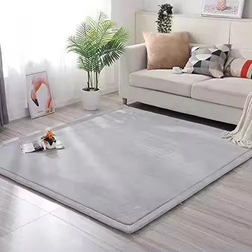 2024 Venta directa de microfibra Kids Play Floor Mat Proveedores Custom Memory Foam Center Carpet Living Room Floor Rugs