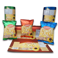 Film en rouleau laminé métallique en aluminium haute barrière imprimé sur mesure pour emballage de chips en sachet