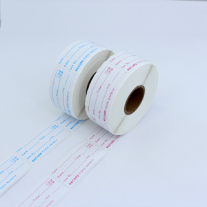 Food Safety Record <b>Labels</b> Rectangular BOPP Waterproof Oil Proof Self Adhesive For Food <b>Packaging</b> - Product Image 3