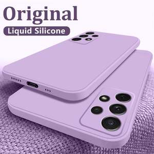 Custodia per telefono in Silicone morbido per Samsung S23 <span class=keywords><strong>S22</strong></span> Ultra ad angolo retto custodia in Silicone per Samsung <span class=keywords><strong>Galaxy</strong></span> A14 A54 A34 5G - Product Image 5