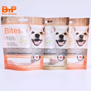 Kích thước tùy chỉnh và logo có thể tái chế Túi PE đứng lên dây kéo bao bì túi có thể khóa lại <span class=keywords><strong>doypack</strong></span> cho vật nuôi chó mèo ăn nhẹ - Product Image 6