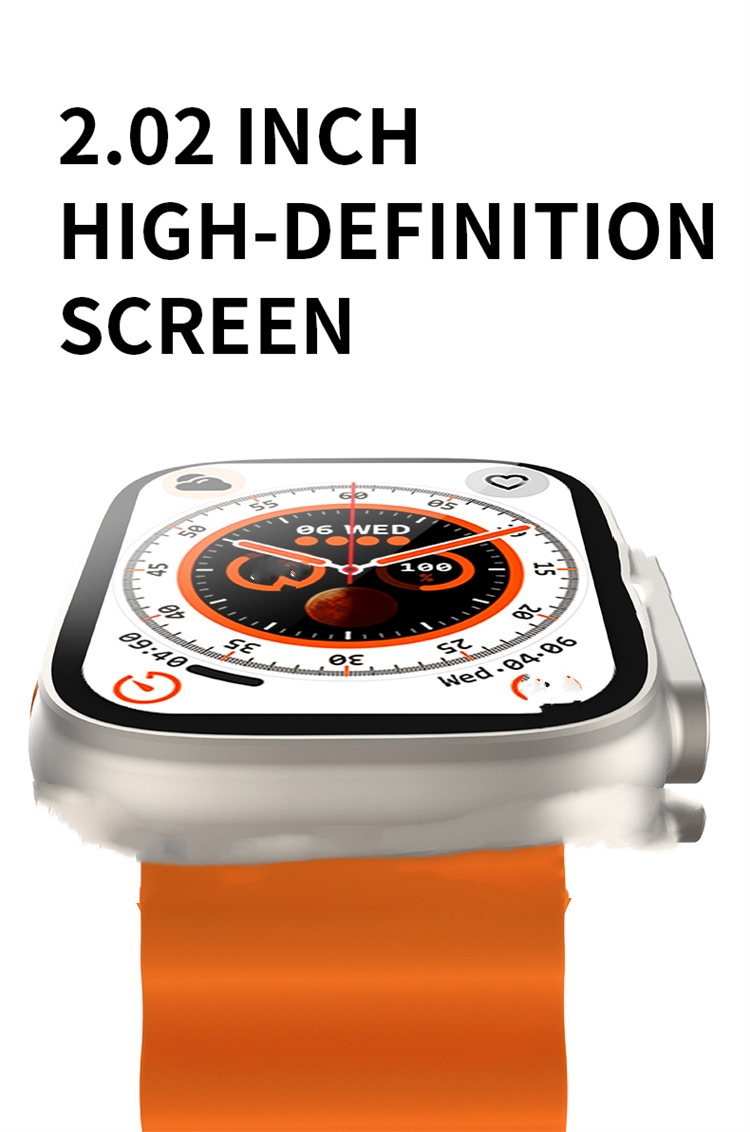 New Original 49MM HW8 Ultra Max Smart Watch Series 8 NFC Smartwatch BT Call IP68 Waterproof Wireless Charging Reloj Inteligente