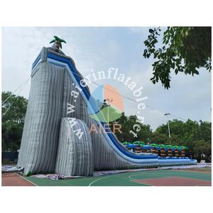 43フィートの巨大なヤシの木型ウォータースライダー、売れ筋商品、インフレータブルウォーターパーク設備、屋外用インフレータブルウォータースライダー - Product Image 4