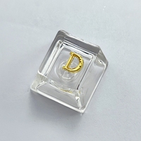 Capuchons de touches en résine 3D avec lettres anglaises, personnalisables, DIY, hauteur OEM R4, pour claviers mécaniques