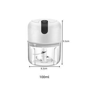 100ml <span class=keywords><strong>Mini</strong></span> hachoir à ail électrique USB charge Masher robuste Durable <span class=keywords><strong>Chili</strong></span> broyeur de légumes pour ail gingembre Machine - Product Image 2
