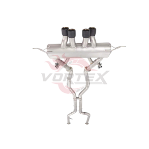 Sistema de Escape Catback Vortex SS304 Estilo MP para BMW G80 G82 M3 M4 S58 2021-2025 con Válvulas Electrónicas y Puntas Cuádruples Tipo Gatling - Product Image 5