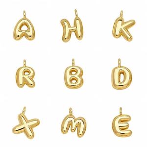 <span class=keywords><strong>สร้อย</strong></span>คอทอง 18K ชุบทองเหลืองแบบปรับแต่งได้ พร้อมจี้ตัวอักษรแบบฟองสบู่ 3 มิติ รูปทรงลูกโป่ง 26 ตัวอักษร สำหรับเป็นของขวัญสำหรับผู้หญิง - Product Image 5