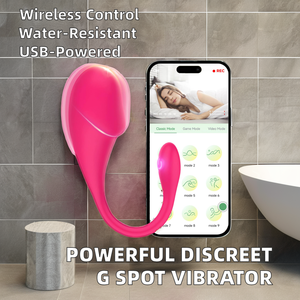 เครื่องนวดแบบสวมใส่ไร้สาย ควบคุมผ่าน<span class=keywords><strong>แอ</strong></span>พ ทำจากซิลิโคน ชาร์จด้วย USB ใช้แบตเตอรี่ลิเธียม นวดจุดจีแบบซ่อนเร้น - Product Image 3