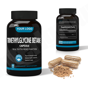 Complément Alimentaire Triméthylglycine Bétaïne Anhydre OEM Triméthylglycine Bétaïne Capsules - Product Image 1