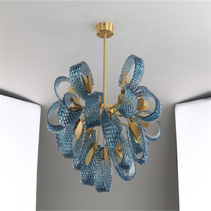 JYLIGHTING Lustres et lampes suspendues en verre d'intérieur haut de gamme art brillant design moderne de luxe design mode rétro - Product Image 4