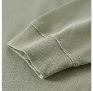 Y-X300gsm Blank Oversized T-shirt Wholesale Unisex Long Sleeve Plain Cotton Tee T Shirt for Logo <strong>Printing</strong> - Product Image 4