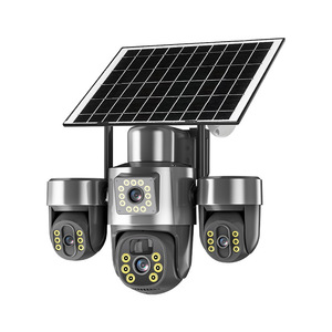 Cámara <span class=keywords><strong>de</strong></span> Vigilancia Exterior 4G con Visión Nocturna a Todo Color <span class=keywords><strong>de</strong></span> 360 Grados, Alimentada por Energía Solar, Sin Necesidad <span class=keywords><strong>de</strong></span> Enchufes, Sensor CMOS, IP66, H.265 1 - Product Image 1