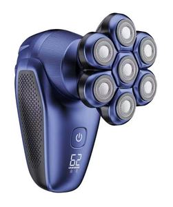 CITICITY Men's 7 Blade IPX7 Waterproof Electric <b>Shaver</b> 5 in 1 Set with USB Charging & LED Display Screen Magnetic Rotary <b>Shaver</b> - Product Image 1