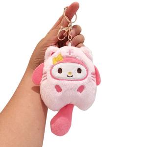 Vente en gros de poupées en coton PP miniatures mignonnes Kuro-Mi Saniro Myl0dy <span class=keywords><strong>Manga</strong></span>, personnage de dessin animé, jouet en peluche, porte-clés - Product Image 5