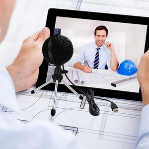 <span class=keywords><strong>Microfono</strong></span> a Condensatore Omnidirezionale USB a 360 Gradi per Registrazione YouTube, Canto, Cablato per Uso su Computer - Product Image 3