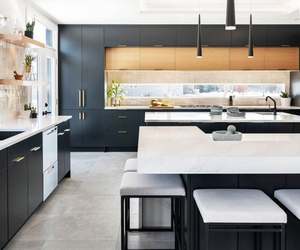 Îlot de cuisine modulaire sur mesure, prêt à l'emploi, en blanc nacré, armoires de cuisine modernes pour centre commercial, appartement, hôpital, villa - Product Image 5