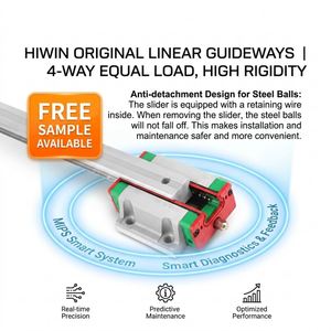 รางเลื่อน HIWIN รุ่น MGN9C พร้อมส่วนประกอบแกนกลาง PLC วัสดุเหล็กแบริ่ง รับประกัน 6 เดือน น้ำหนักเบา 1 กก. - Product Image 4
