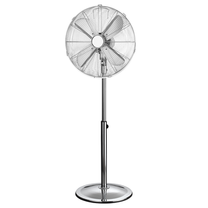 Sang Trọng 18Inch Điện Làm Mát Mùa Hè Tầng 4 Lưỡi Vòng Kim Loại Cơ Sở Đứng <span class=keywords><strong>Fan</strong></span> - Product Image 2