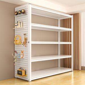 Étagère de rangement en acier Zwj Hj, multi-niveaux, rectangulaire, en acier au carbone, pour salon, balcon, unité de rangement pour l'organisation - Product Image 5