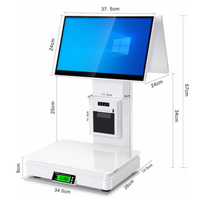 ตู้คีออสก์ POS แบบหน้าจอคู่ ระบบ<span class=keywords><strong>ส</strong></span>ัมผั<span class=keywords><strong>ส</strong></span>อัจฉริยะ พร้อม AI ในตัว รองรับการชั่งน้ำหนัก <span class=keywords><strong>ส</strong></span>แกนบาร์โค้ด และการชำระเงิน <span class=keywords><strong>ส</strong></span>ำหรับซูเปอร์มาร์เก็ตและร้านขายอาหารสด - Product Image 3