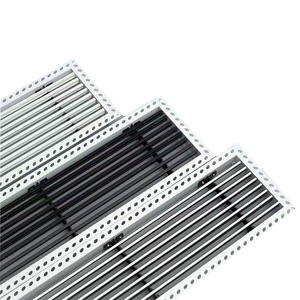 Xin Chaofeng Air Grille Single Layer ABS Plastic Louvered Vent Commercial Easy Installation Original Color - Product Image 1