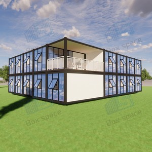 Hotel Contenedor de 18x15m en <span class=keywords><strong>Venta</strong></span>, Estructura Modular de 2 Pisos, Hotel Moderno de Lujo Prefabricado, Apartamento Contenedor - Product Image 4