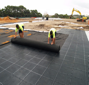 Système de drainage des eaux pluviales SDM, grille de drainage, géotextile, plastique, cellule de drainage routier, doublure de jardin, plaque de drainage, tapis de drainage - Product Image 5