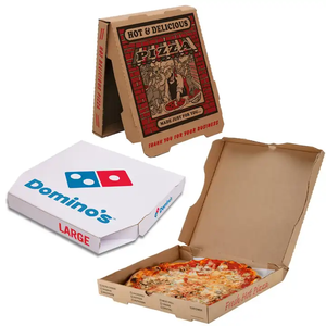 Boîte à pizza isolée à tiroir unique en carton ondulé vierge de 12 pouces, personnalisable avec votre logo, <span class=keywords><strong>pour</strong></span> les tranches de pizza, vente en gros - Product Image 5
