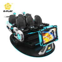 Parque Temático de Realidad Virtual, Simulador de Cine 9D VR, Máquina de Juegos VR de Seis Asientos, Simulador de Cine