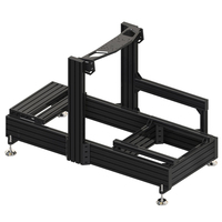 Langle Factory, superventas, simulador de conducción de automóviles de alta calidad, aparejos de carreras, Kit de marco de simulador de cabina adecuado para MOZA