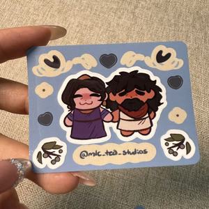 Lembar stiker A4 a6 lucu ciuman kustom - Product Image 6