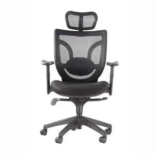 High Back Ergonomic Recliner Executive Office Mesh Chair With Headrest