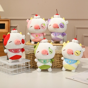 Divertidos Peluches de <span class=keywords><strong>Cerdo</strong></span> y <span class=keywords><strong>Vaca</strong></span> con Temática de Frutas, Juguetes de <span class=keywords><strong>Peluche</strong></span>, Regalos Perfectos para Niños, Juguetes de Compañía, Decoración del Hogar - Product Image 1