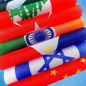 ธงตั้งโต๊ะธุรกิจสำนักงานแบบปรับแต่งได้ ธงตั้งโต๊ะส่งเสริมการขายแบบส่วนตัว ธงแบบ Baguette สำหรับการประชุม การเจรจาธุรกิจ เสาธงแบบตรง - Product Image 5